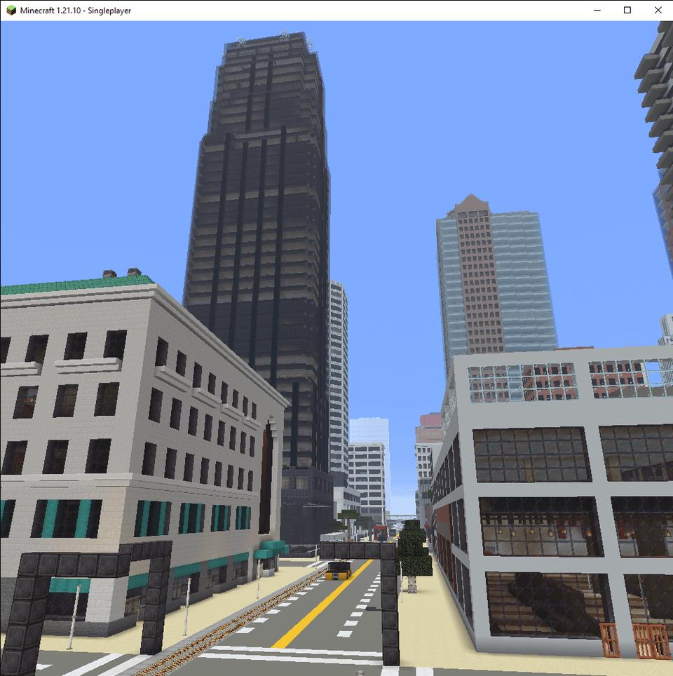 マインクラフトでカンザスシティを建ててみた