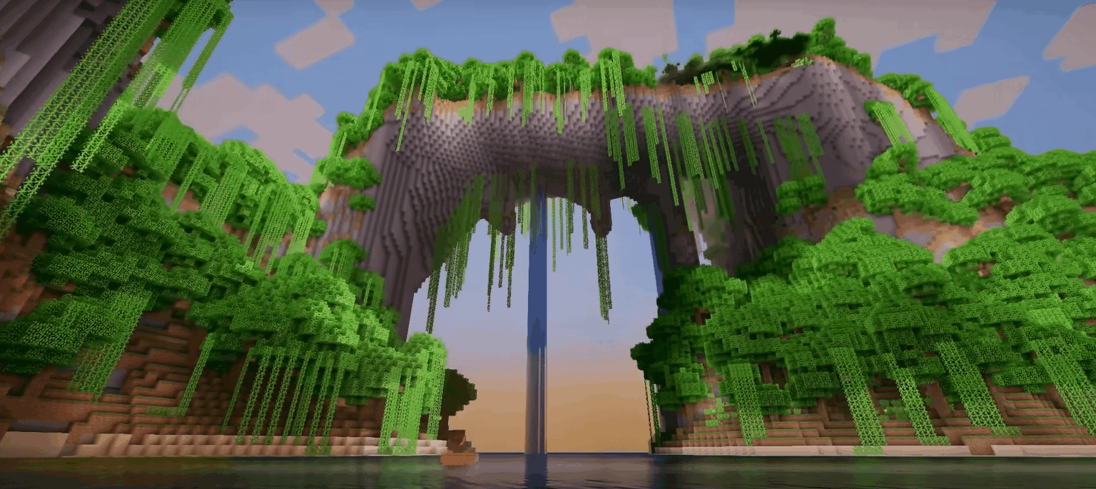 このようなものを持つ種子はありますか？ （水の上にある大きなアーチ）