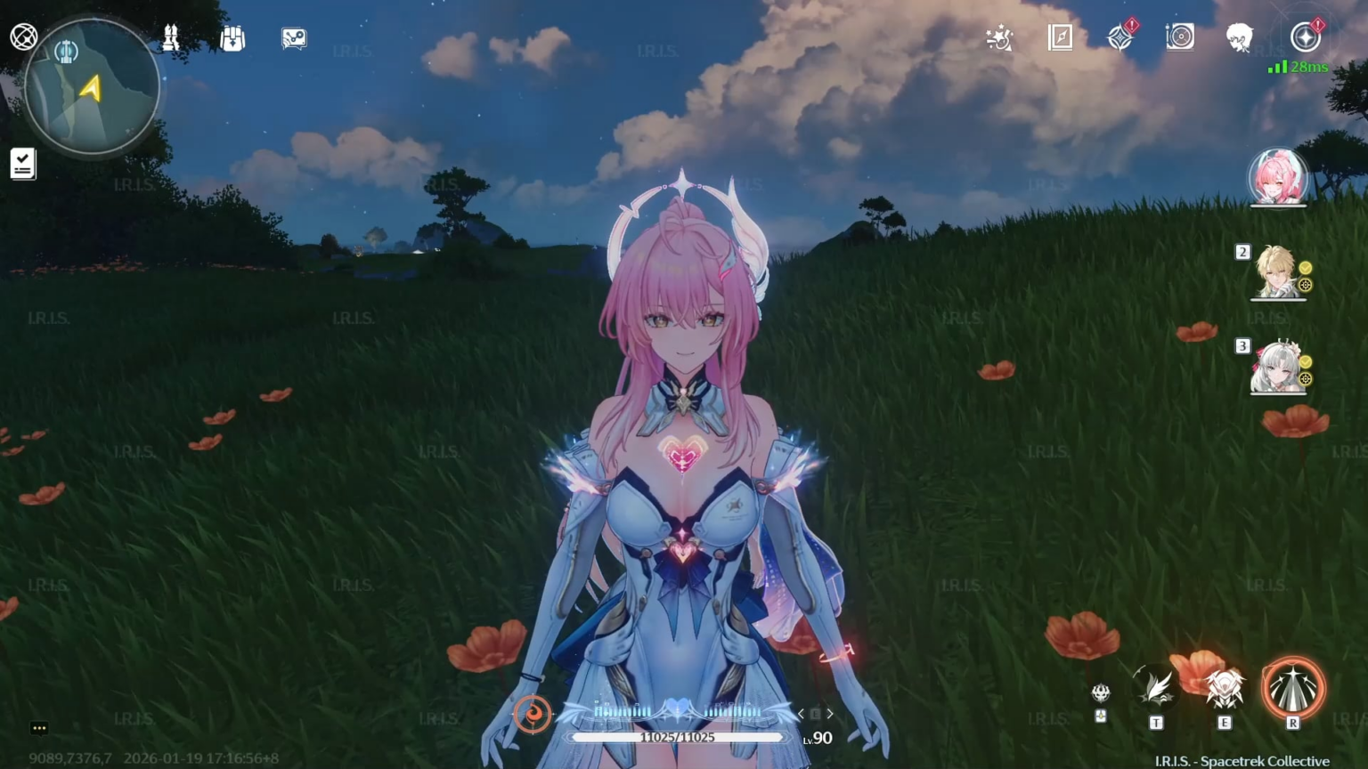 3.1 | IRIS による Aemeath の飛行と共鳴解放の環境効果のショーケース