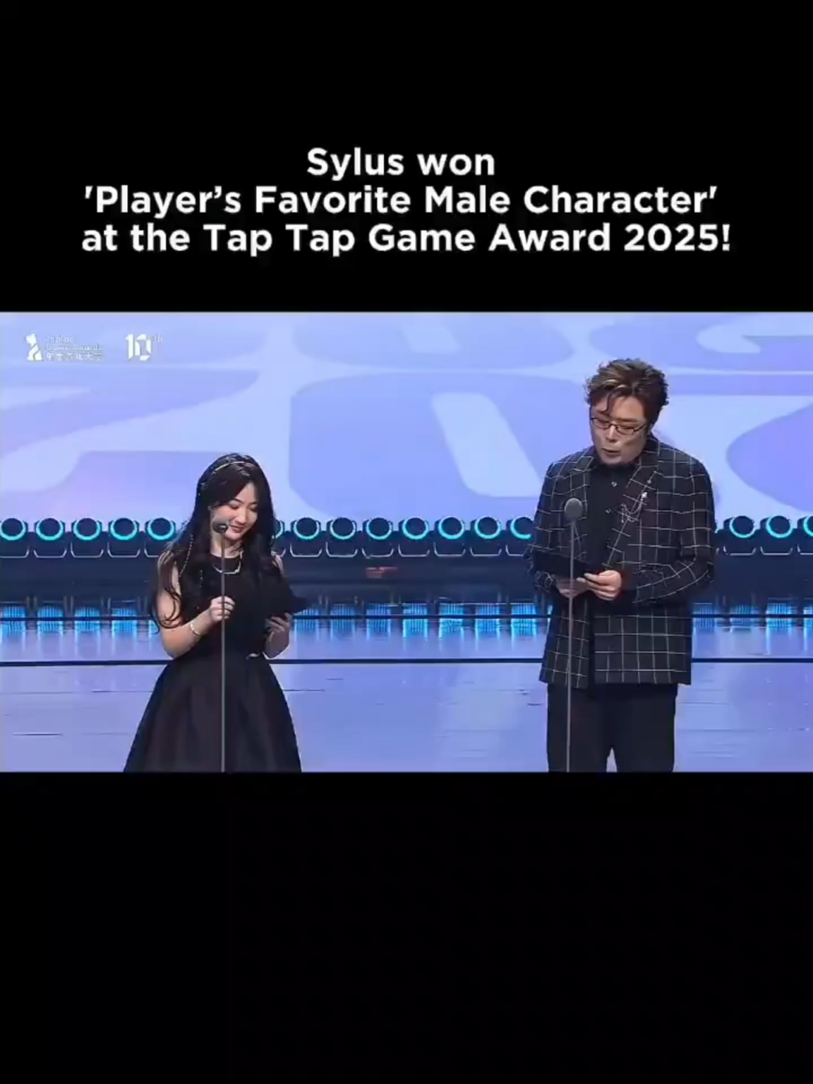 サイラスはTapTap最も人気のある男性キャラクター賞を受賞しました