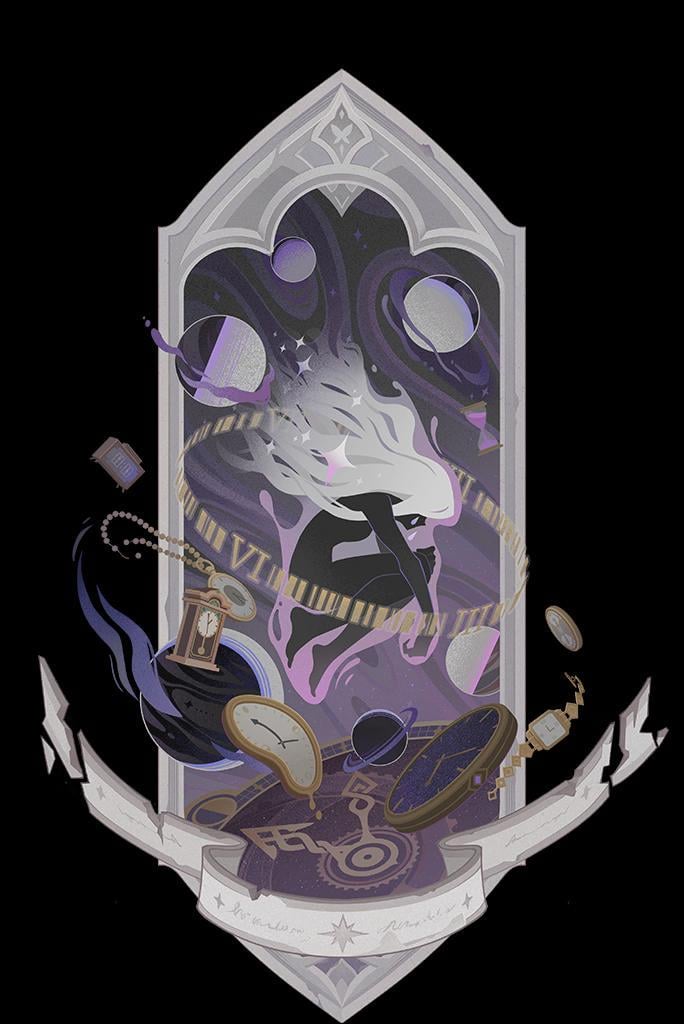 「運命の輪」カードでは、イスタロトが涙を流していることに注目してください。