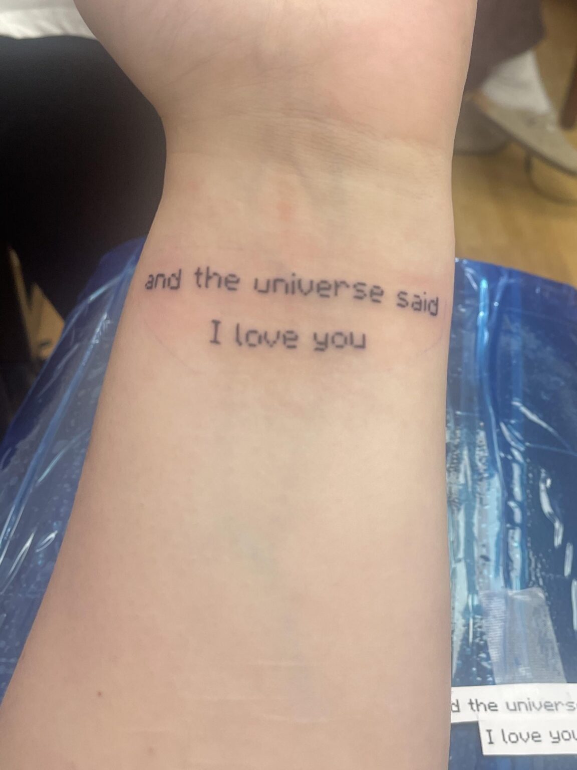 マインクラフトのエンドポエムのタトゥー！