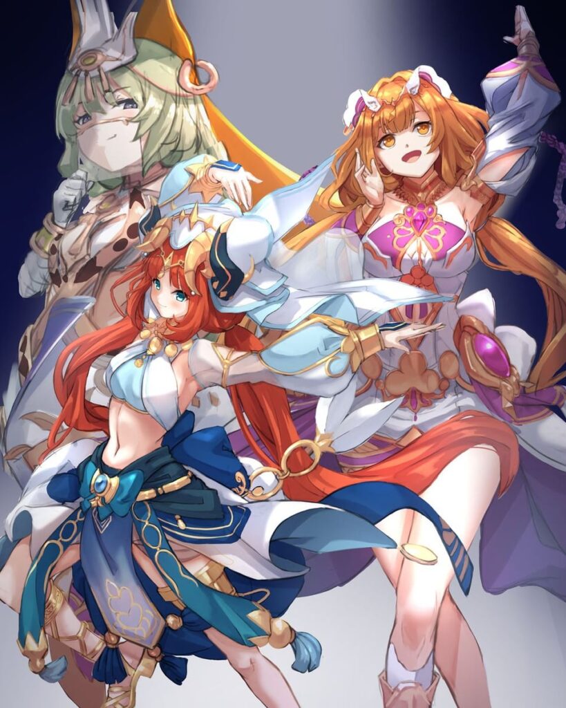 このゲームの最高の妻が新しいバトルスーツを手に入れるまでの画像 619日目：美しい妻たち