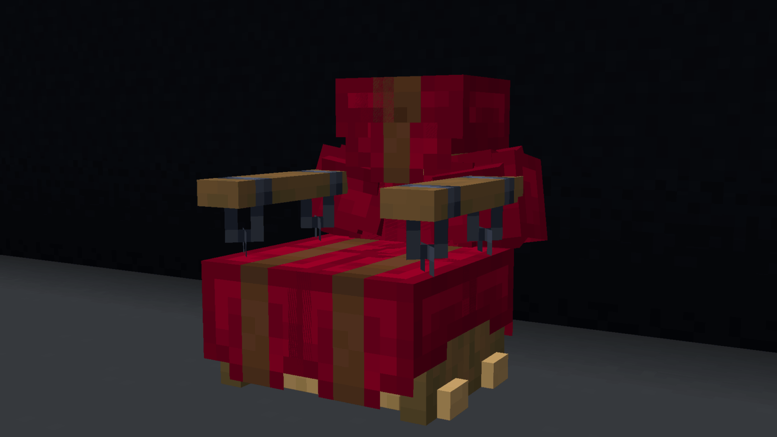 肘掛け用の吊り看板付きの小さな肘掛け椅子