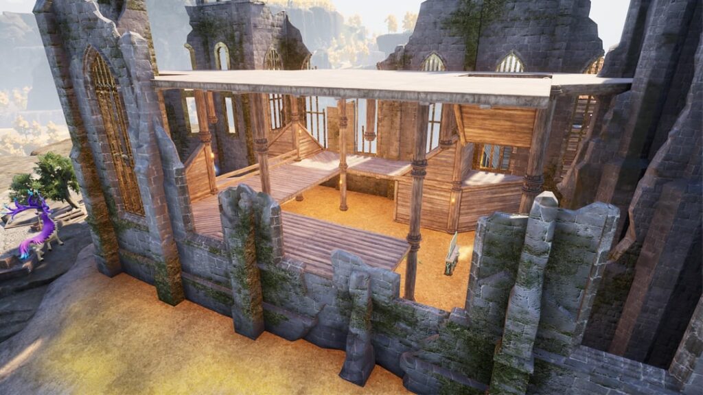 壊れた教会を修復する