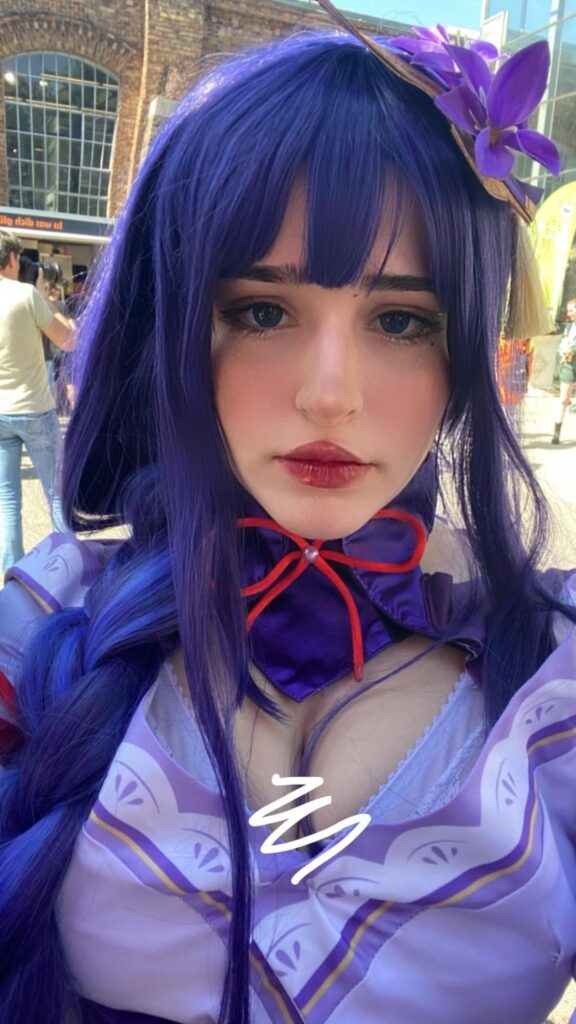 私の雷電将軍コスプレ