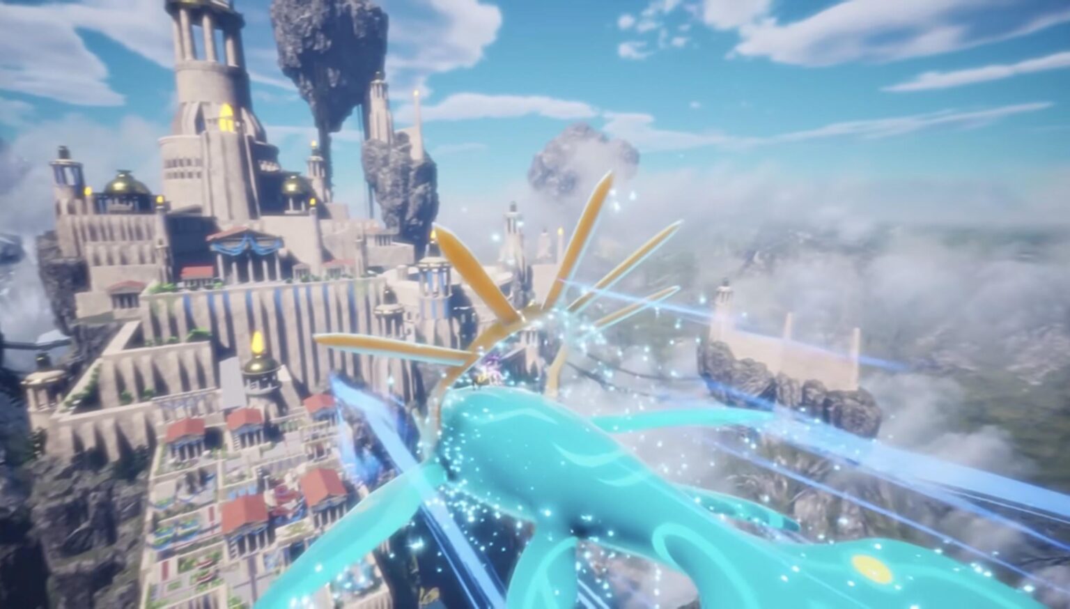 クジラの仲間と天空の要塞