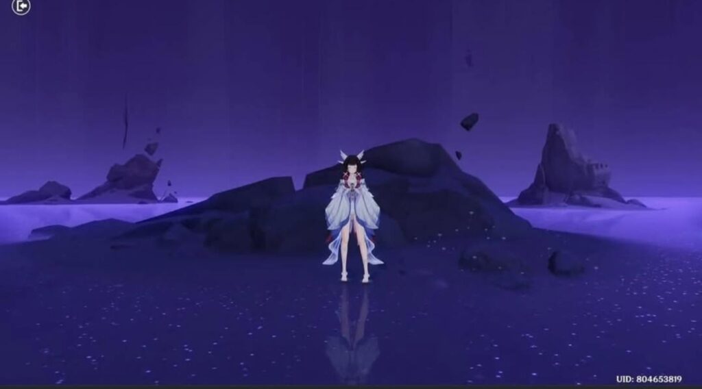 コロンビーナは偶然、Wuwa のログイン画面の中にいることに気づきました。彼女がテイヴァトに戻る前に彼女に挨拶をしてください