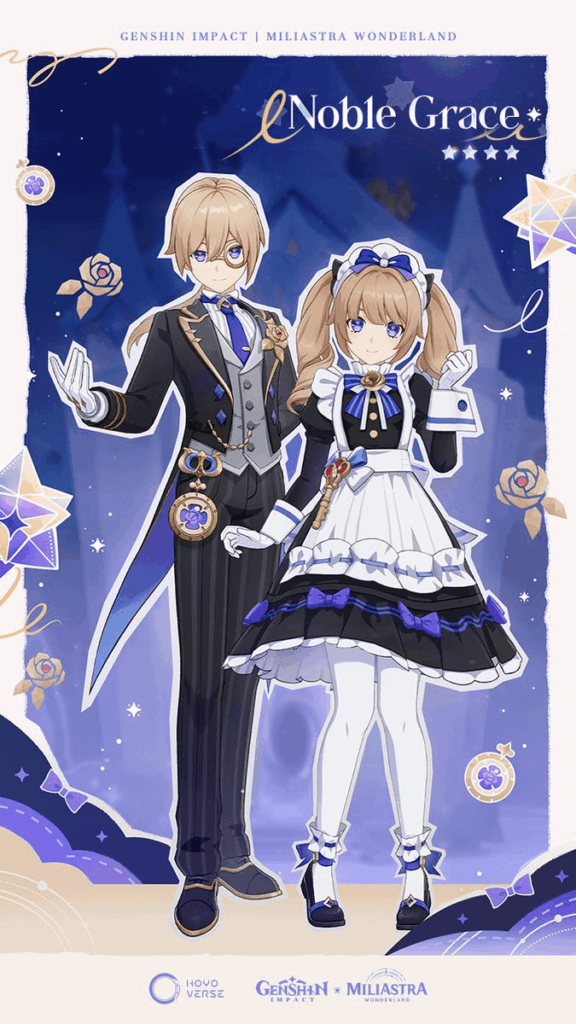 新しい F2P Milliastra Wonderland スキン - Noble Grace