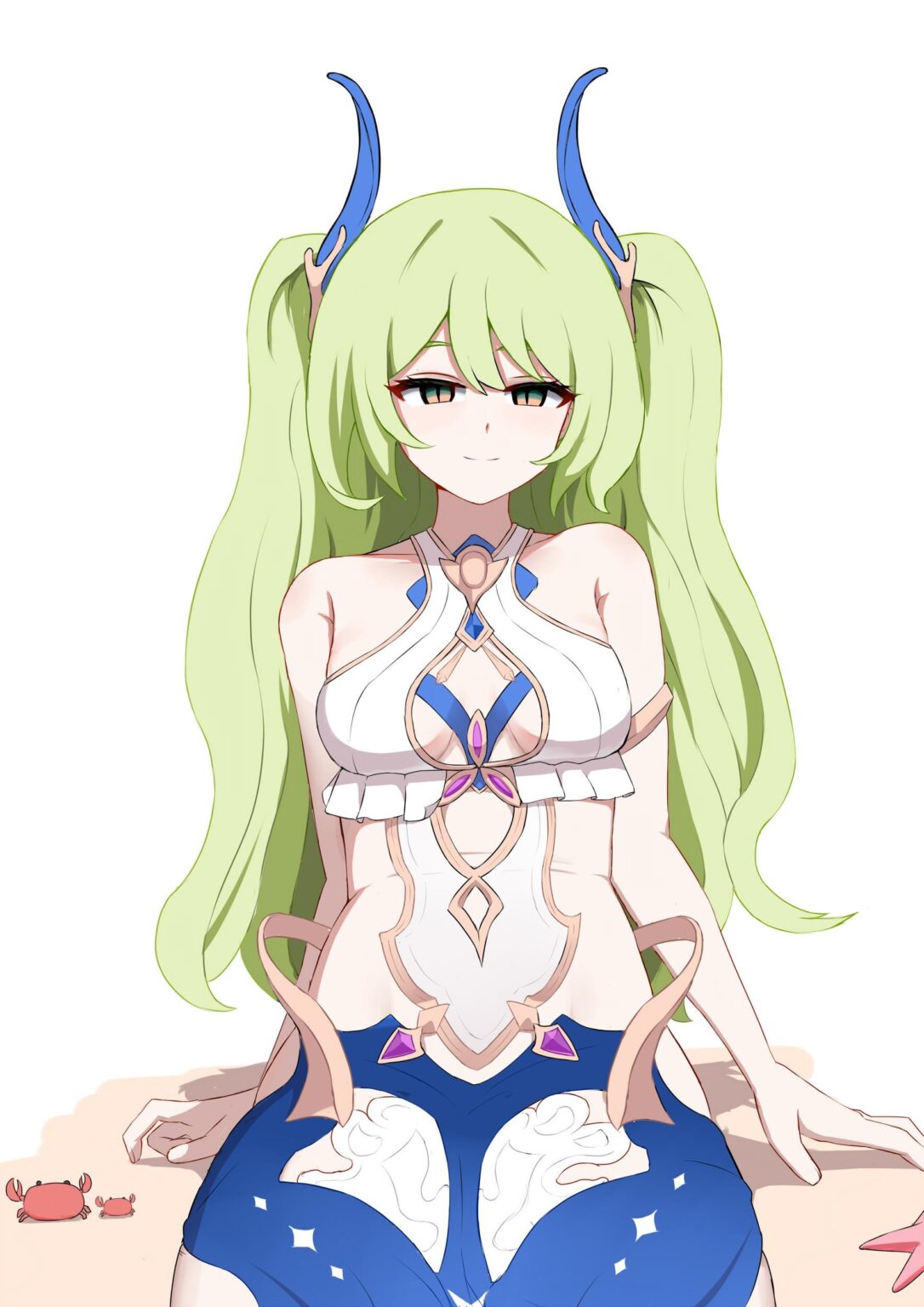 このゲームの最高の妻が新しいバトルスーツを手に入れるまでの画像、605日目：夏！