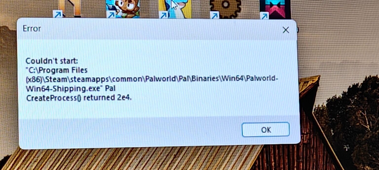 一昨日ゲームをして一晩休んで朝またゲームを始めたらパルワールドが起動しません。 一昨日ゲームをして一晩休んで朝またゲームを始めたらパルワールドが起動しません。