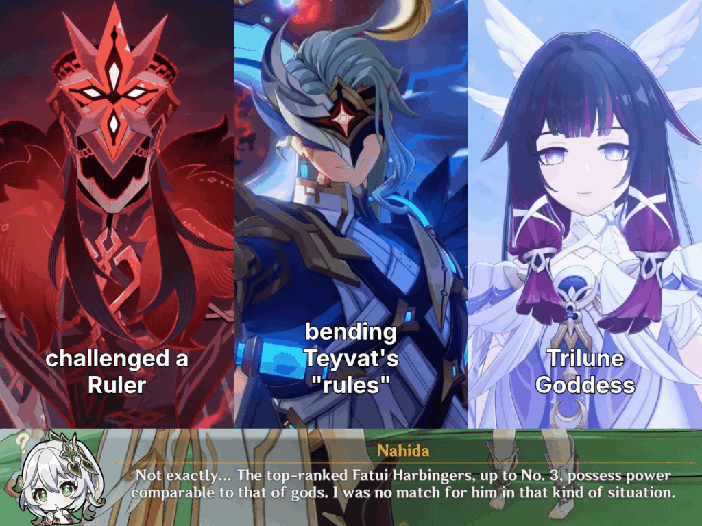 結局のところ、下級卿クサナリは正しかった。神ですら彼らにはかなわない 😦🔥