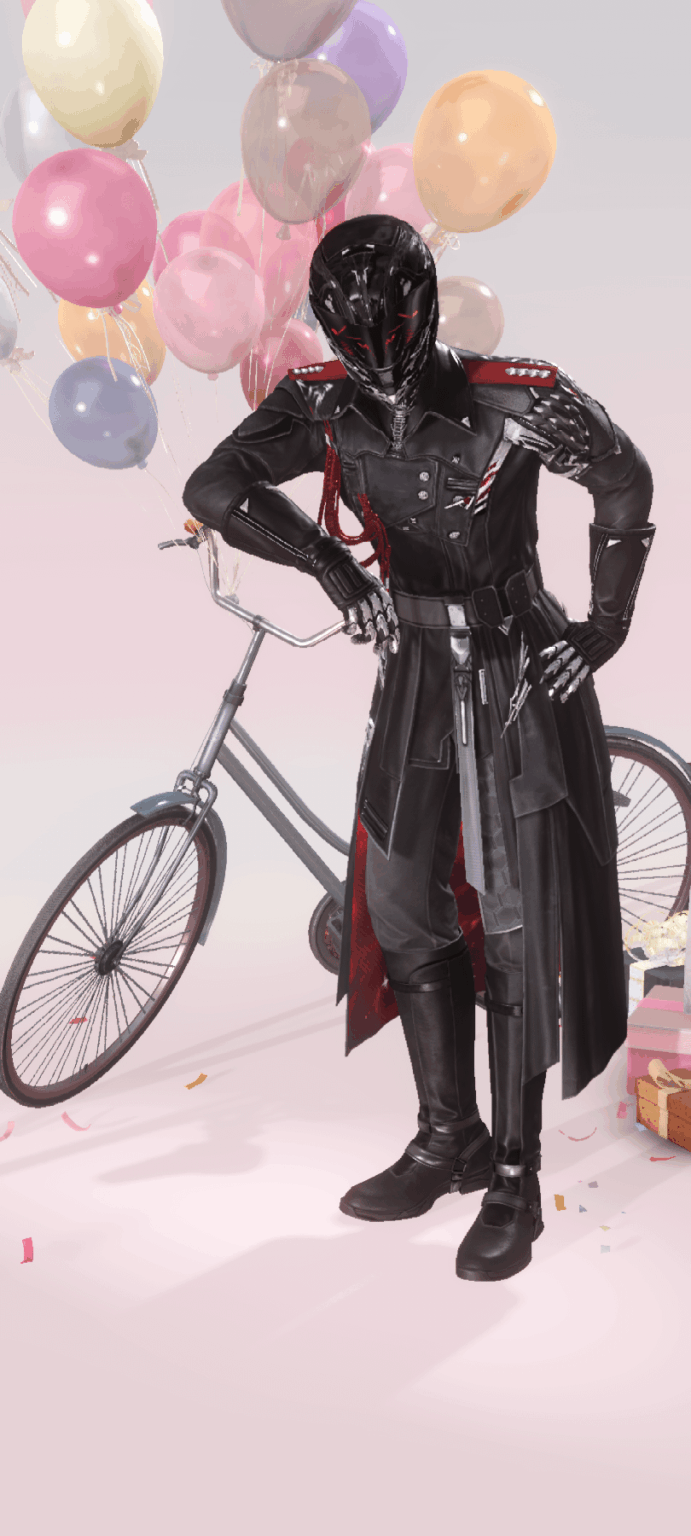 自転車に乗り出すサイラス。もちろん安全のためヘルメットも！
