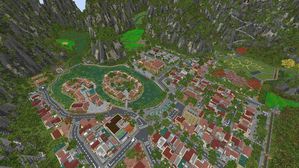 Non nước Việt hùng vĩ tái hiện bằng hàng tỷ khối vuông trong game Minecraft - 3