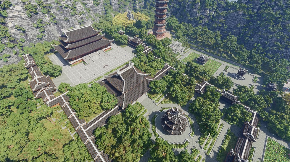 Non nước Việt hùng vĩ tái hiện bằng hàng tỷ khối vuông trong game Minecraft - 6