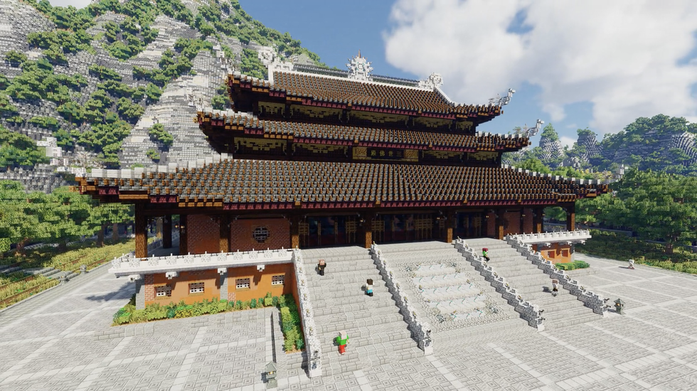 Non nước Việt hùng vĩ tái hiện bằng hàng tỷ khối vuông trong game Minecraft - 4