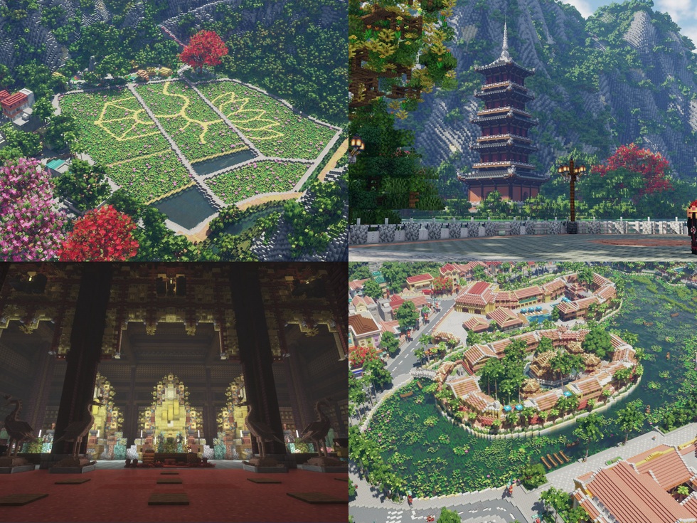 Non nước Việt hùng vĩ tái hiện bằng hàng tỷ khối vuông trong game Minecraft - 1