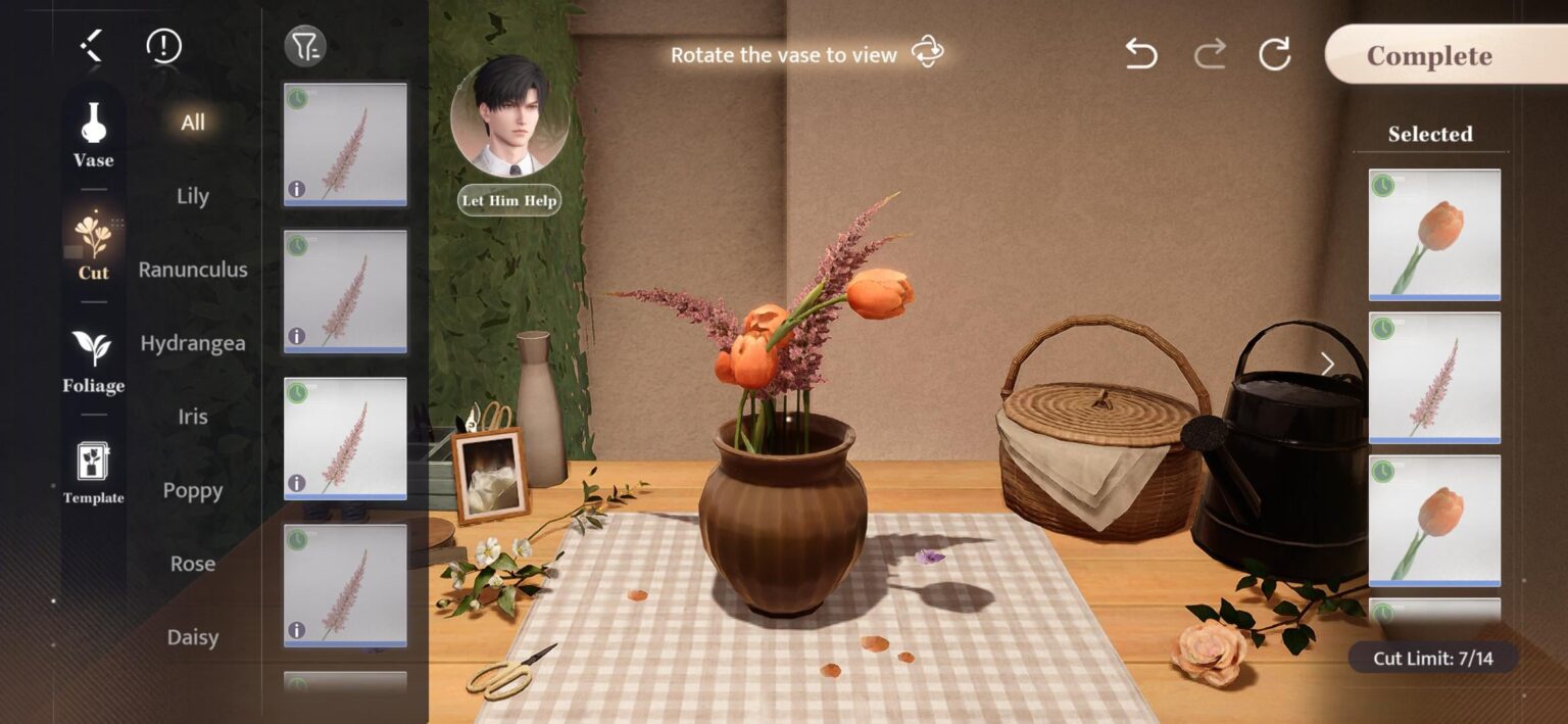 誰か少年たちに花を生けさせようとした人はいますか？泣いています