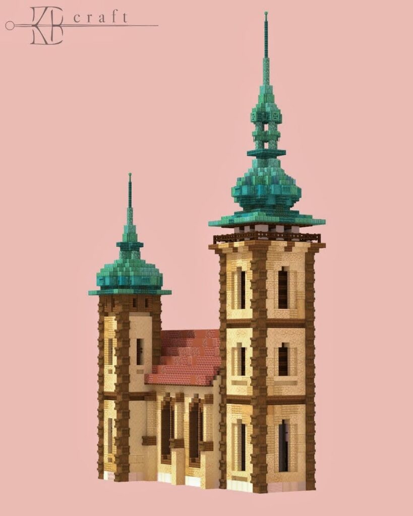 チェコの影響を受けた村のために私が建てた教会。