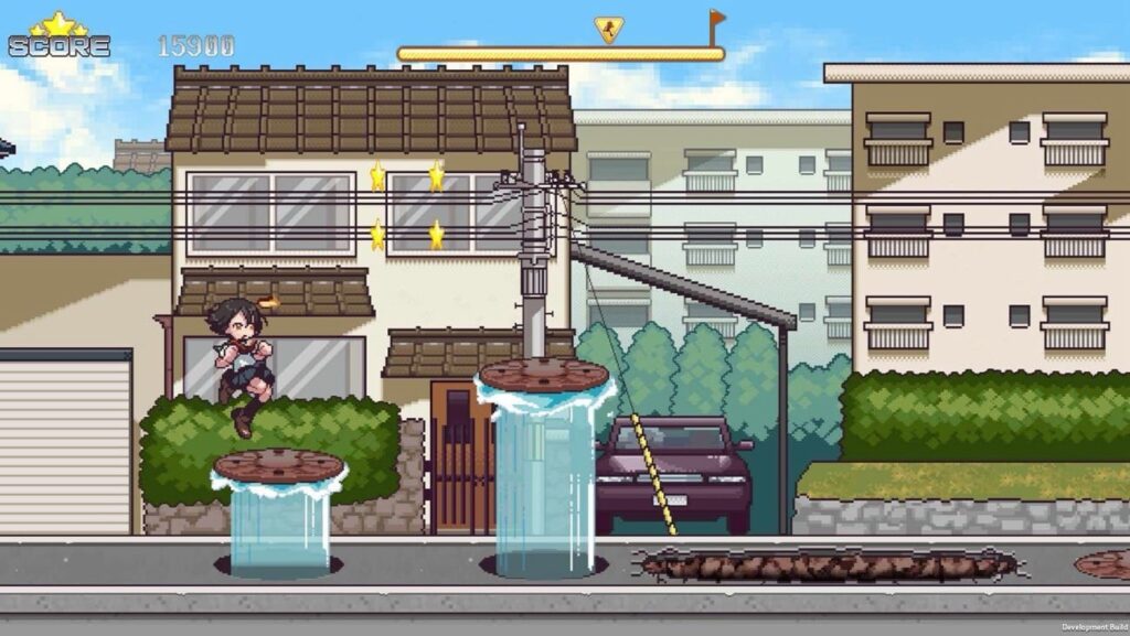 遅刻食パン少女アクション『PIXEL DASH: Toast of Destiny』紹介。高難度もハイスピード疾走で切り抜ける、王道アニメの枠にとらわれない横スクロールランゲーム 遅刻食パン少女アクション『PIXEL DASH: Toast of Destiny』紹介。高難度もハイスピード疾走で切り抜ける、王道アニメの枠にとらわれない横スクロールランゲーム