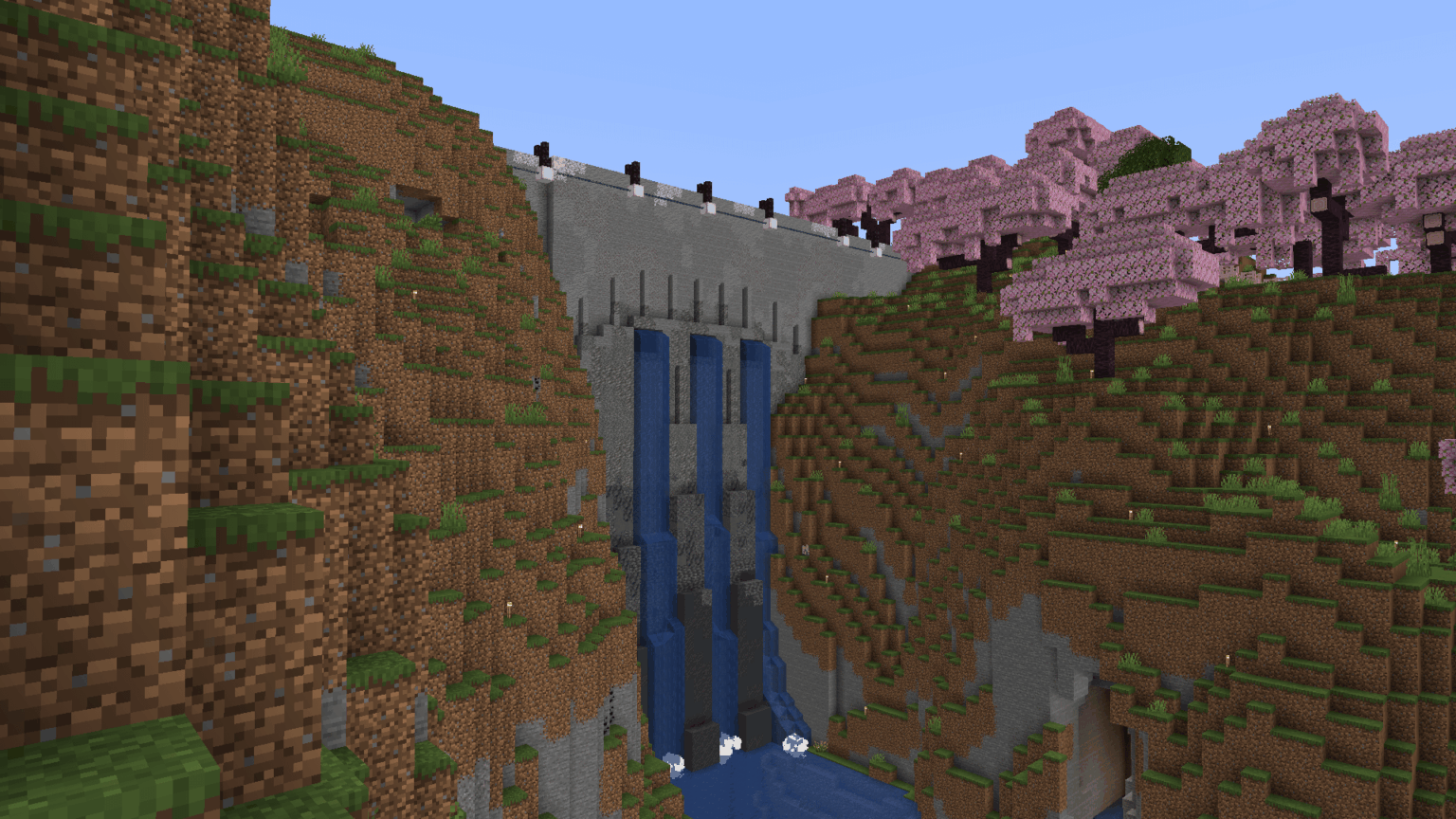 サバイバルでダムを設計、建設した