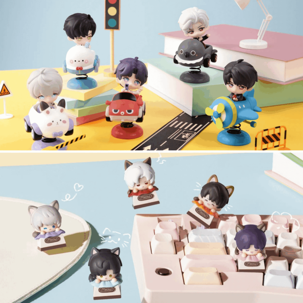 新しい公式グッズ: キーキャップとダッシュボード装飾品