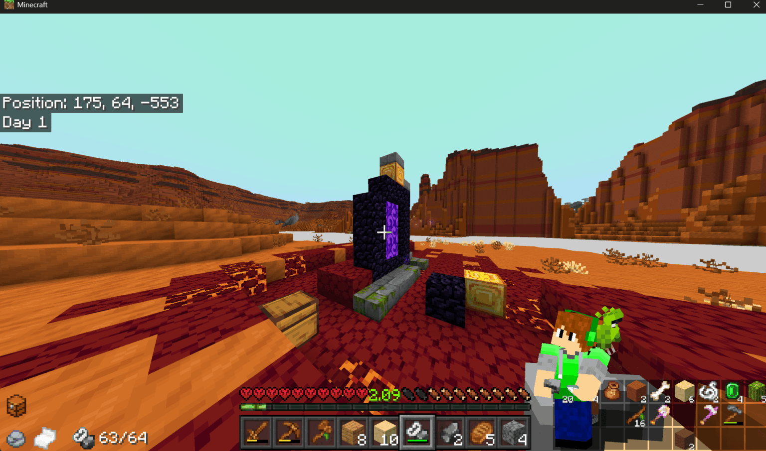 -7370139267873779491 ポータルを完成させるのにちょうど十分な黒曜石