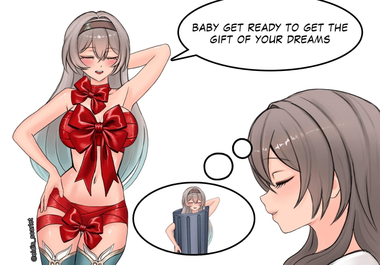 ファイアフライからステラへの遅いクリスマスプレゼント (@Eidis_Scarlet より)