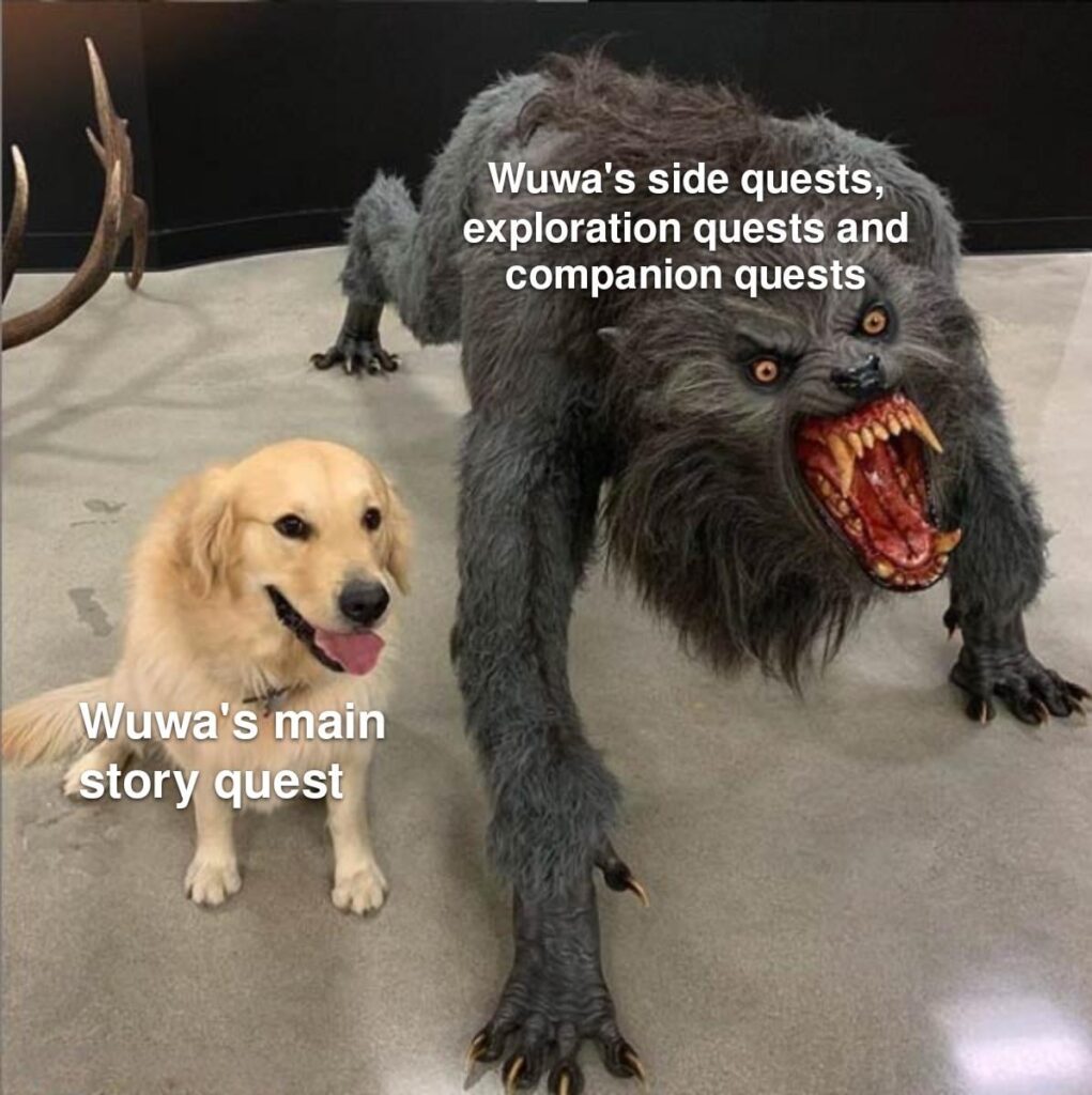 メインクエスト以外のクエストはなぜこんなに暗くて悲しいのですか？ 😭