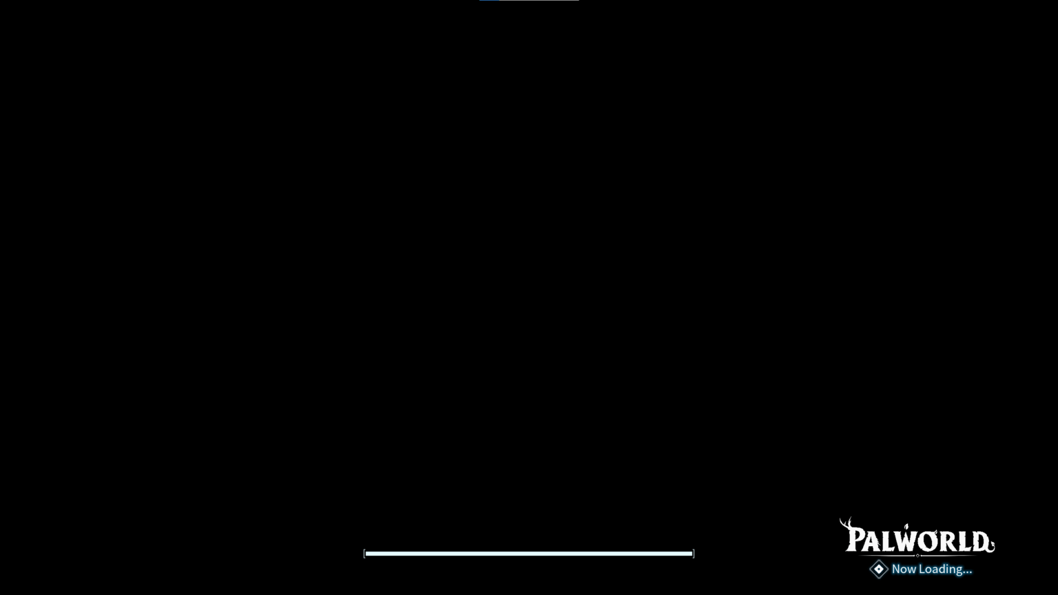 フレンドサーバーにロードしようとすると、無限に黒いロード画面が表示されます。