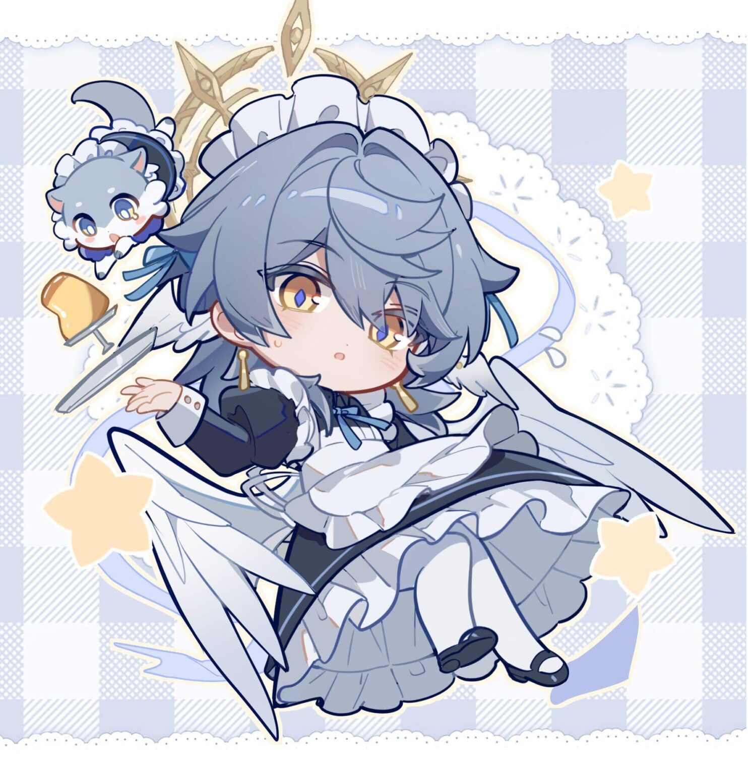 日曜日のちびメイド服〜🥰