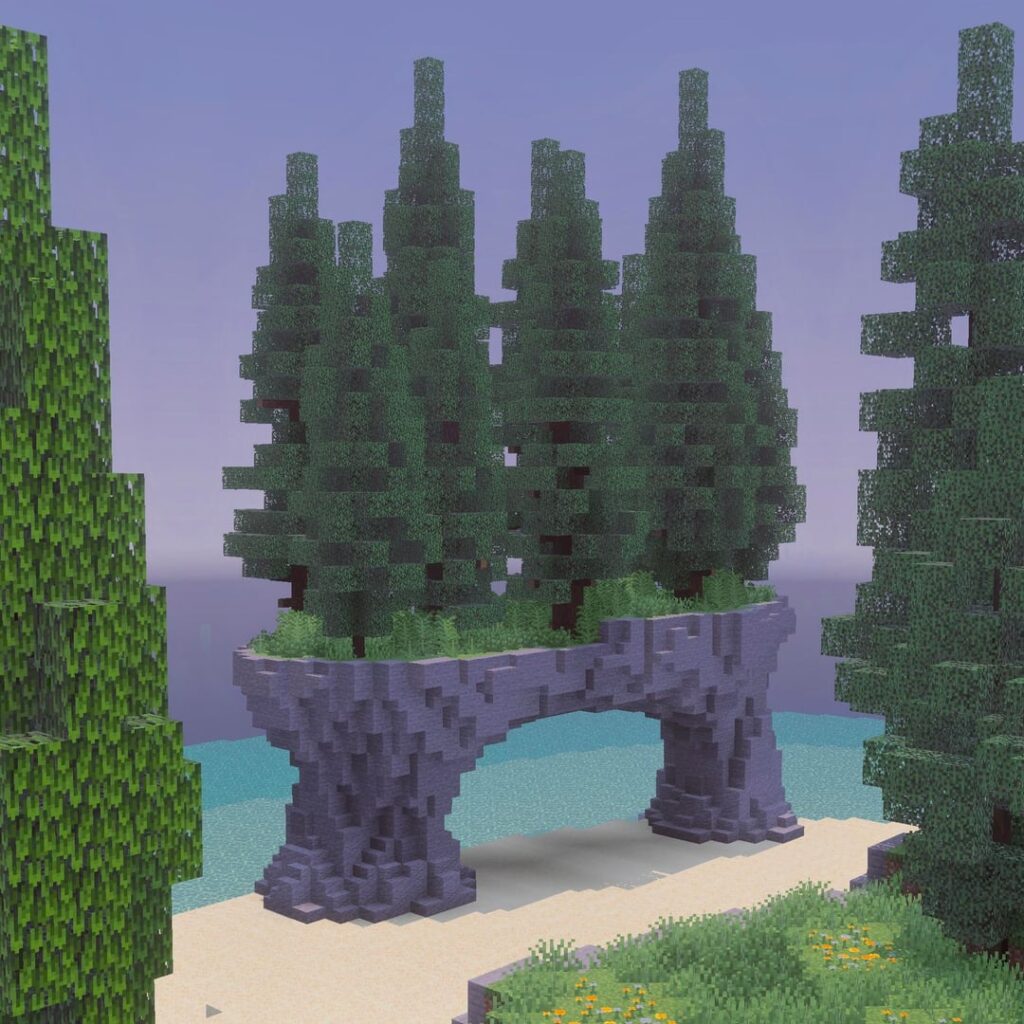 オレゴンコーストをイメージした奇岩