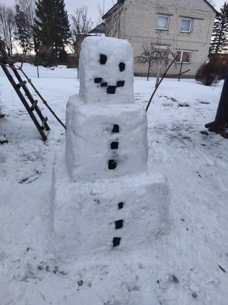 MC雪だるま作ってみた