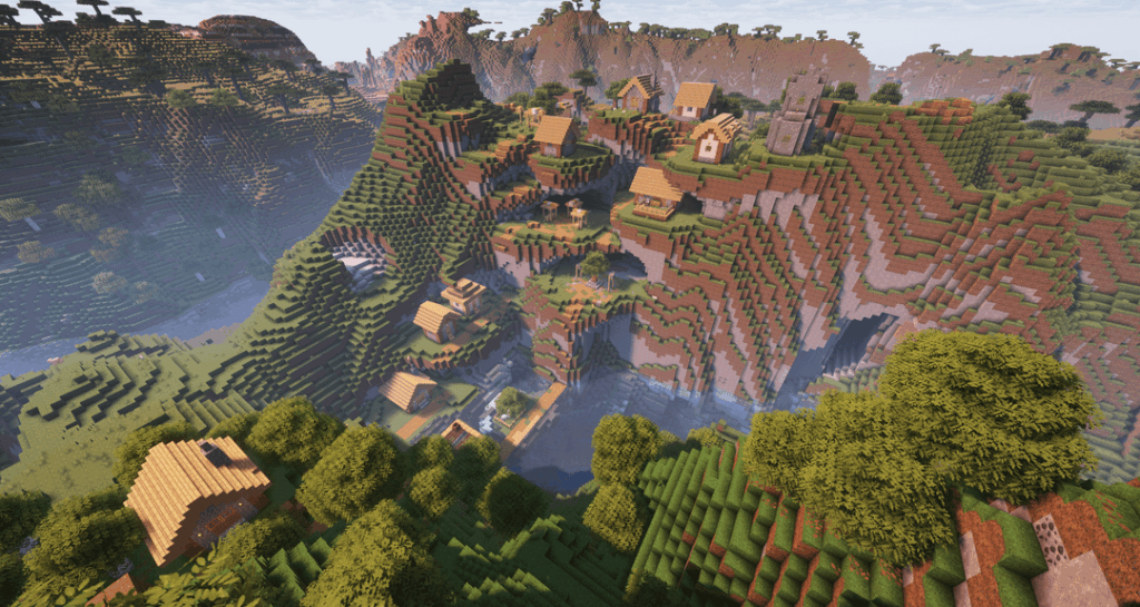 本当に素敵な村を見つけました