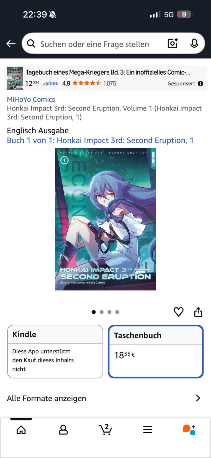 ついに英語版のマンガがリリースされました！ (2026年4月7日)