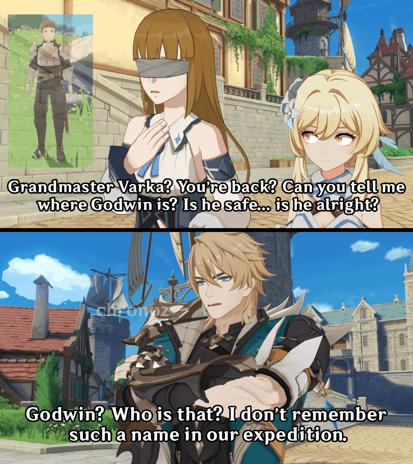 ゴドウィンはすべてについて嘘をついたと思います。彼が主張していたように、彼はヴァルカのグループの一員ですらない。