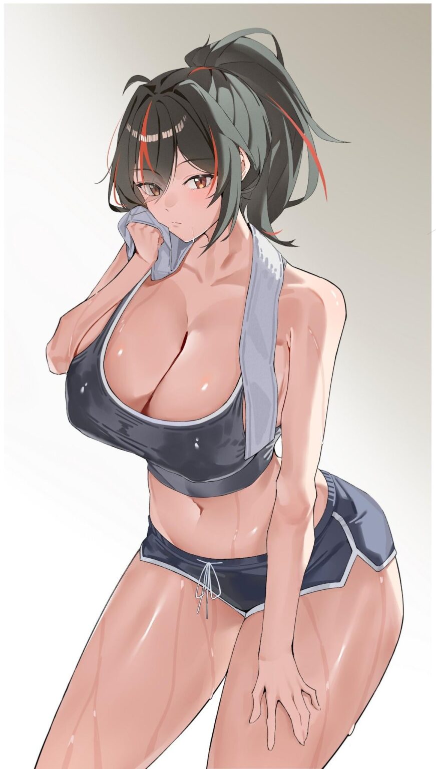 Zhu Yuan at the gym (by 相座_凪)