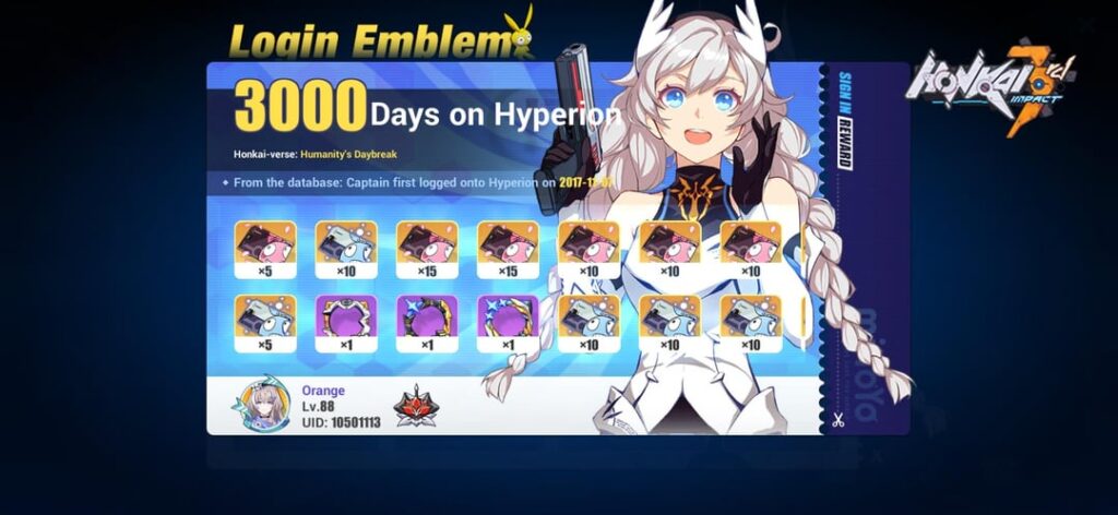 ついに、ハイペリオンで3000日艦長に！