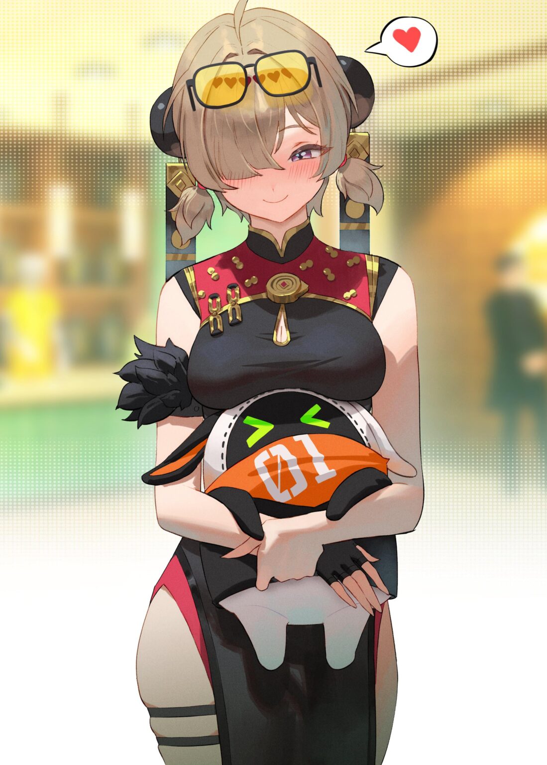 甘いハグをするエウス (アート by @wonbin_lee_)