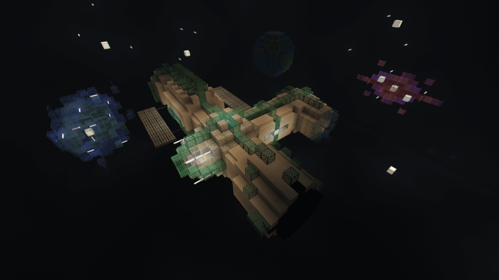 私と友達はビルドバトルコンテストで宇宙船をいくつか作りました！