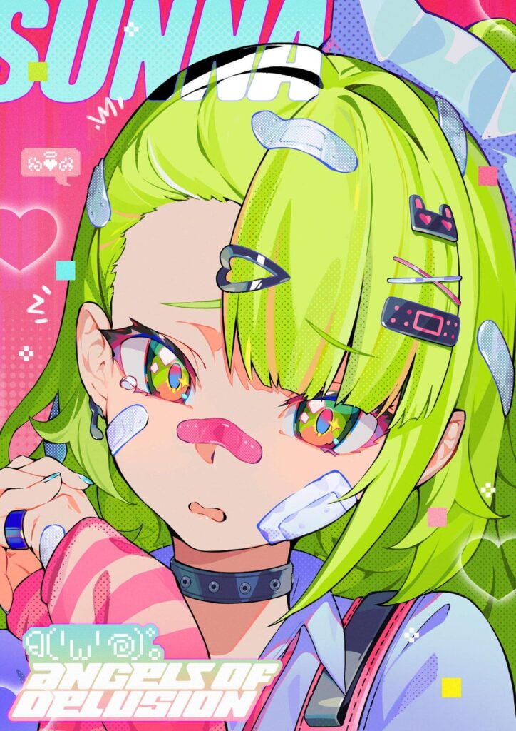スンナ、アリア、ユウの公式アートワーク 💕