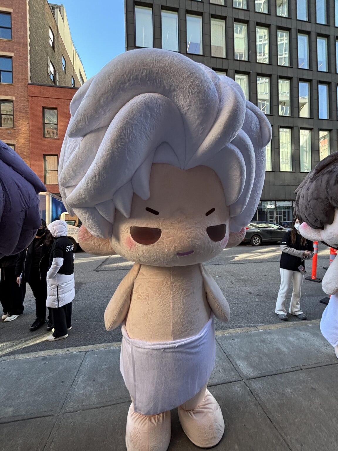 ちびタオルに包まれたサイラス！