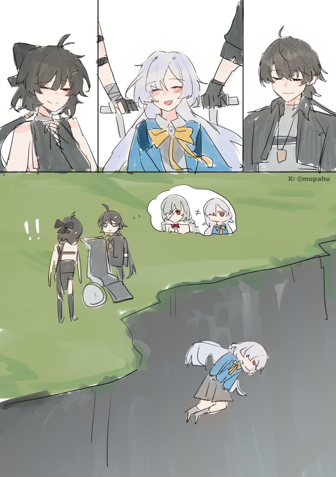 短編小説。 (投稿者: @mopahu)