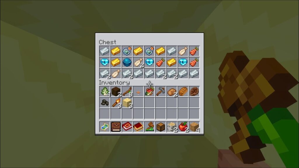 この埋められた宝箱を見つけました。