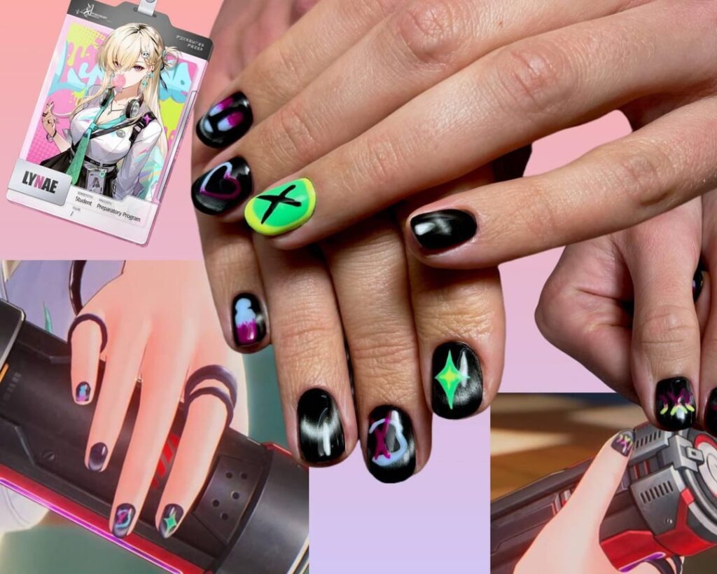 Lynae からインスピレーションを得たネイル IRL を手に入れました