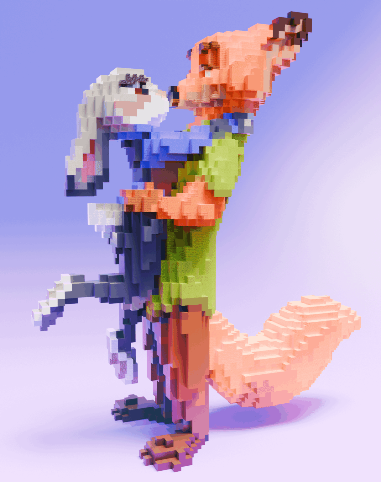 ValturyCreations によって構築されたズートピアのジュディとニック