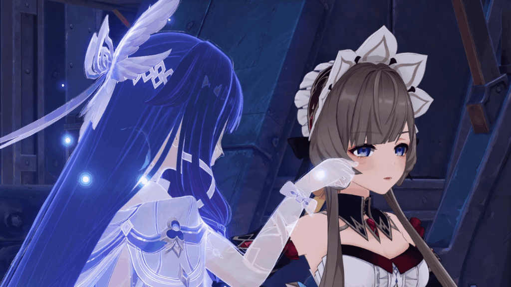 現在、コロンビーナがいない間、シルバームーンホールで小さな隠しクエストがあります