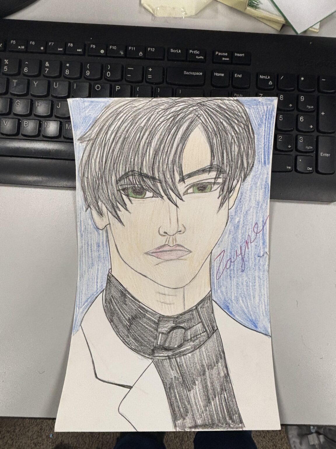 仕事に来ました…