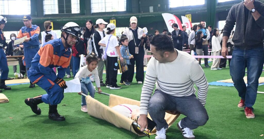 防災　楽しみながら学ぶ　那覇　「体験ゲーム」に親子ら参加　３０の任務通して知識、スキル