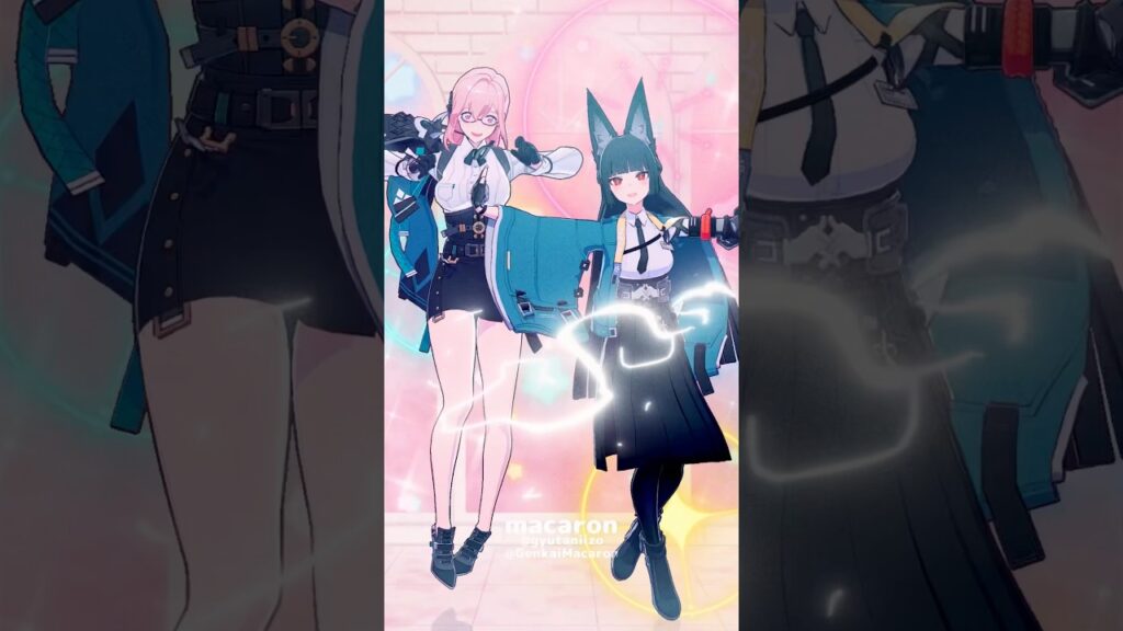 🍈星見雅　月城柳🌙／Cry For Me【ゼンゼロ/ZenlessZoneZero/MMD】#ゼンゼロ #ゼンレスゾーンゼロ #zzzero #miyabi #yanagi #shorts